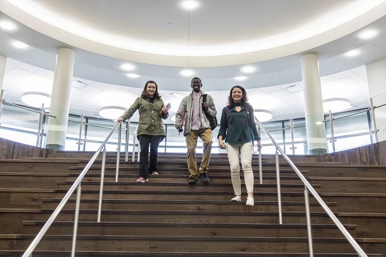 SKYCTC Students on stairs