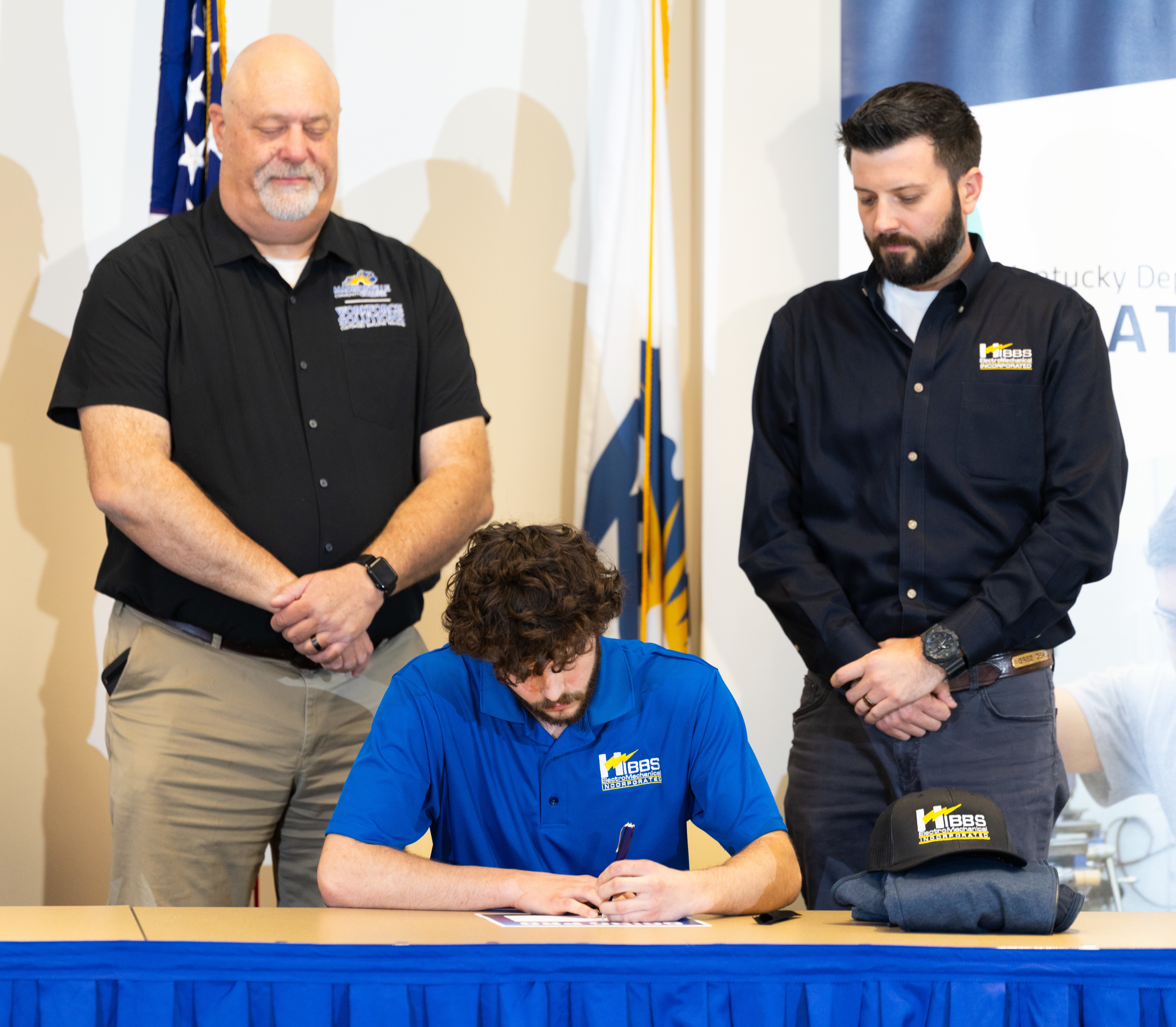 student signing with an employer as "going pro"